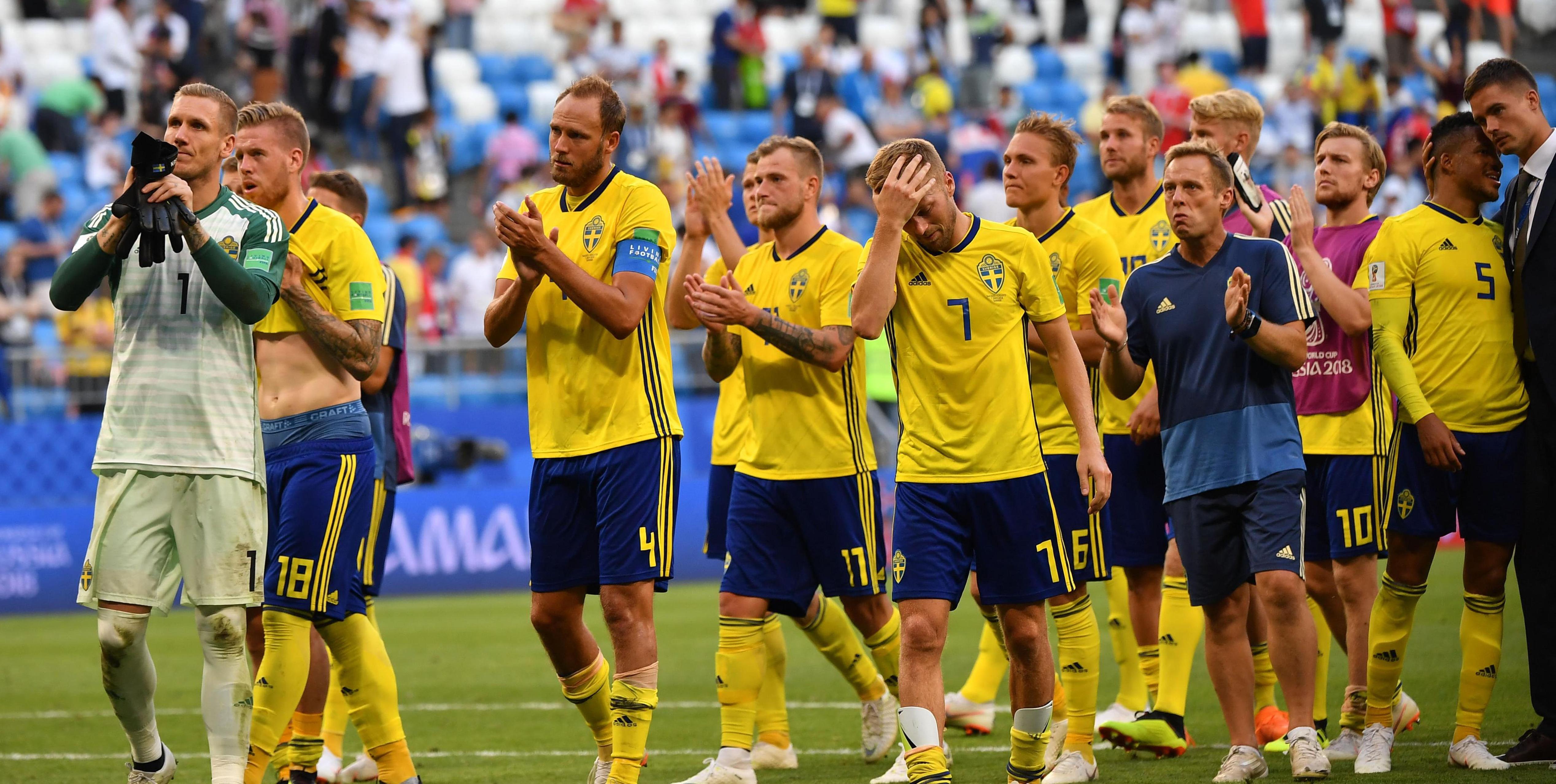 瑞典队在团体项目中统治比赛夺冠